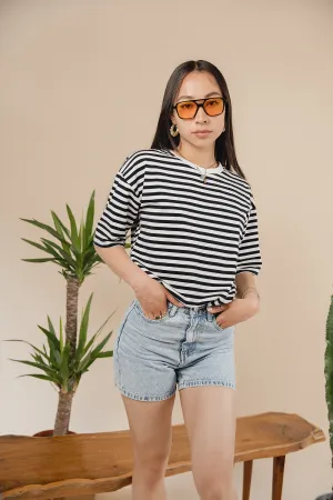 Haisley Mom Fit Denim Shorts
