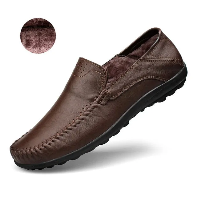 Handmade Leather Mens Loafers