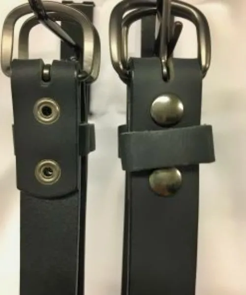 Handmade Men's Solid Leather Belts - 1 1/2 Inch, Sizes 30-48