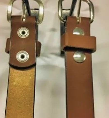 Handmade Men's Solid Leather Belts - 1 1/2 Inch, Sizes 30-48