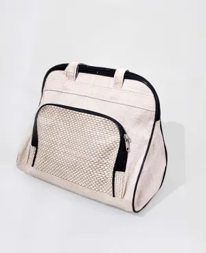 Handmakers Natural Jute Duffel Hand Bags for Womens for Gym , Shopping, Office
