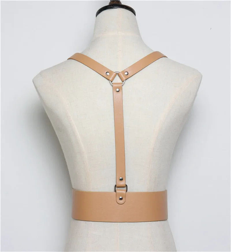 Harajuku O-Ring Garters Faux Leather