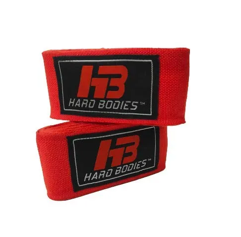 Hard Bodies 4 Feet Synthetic Leather Punching Bag - Red - Filled