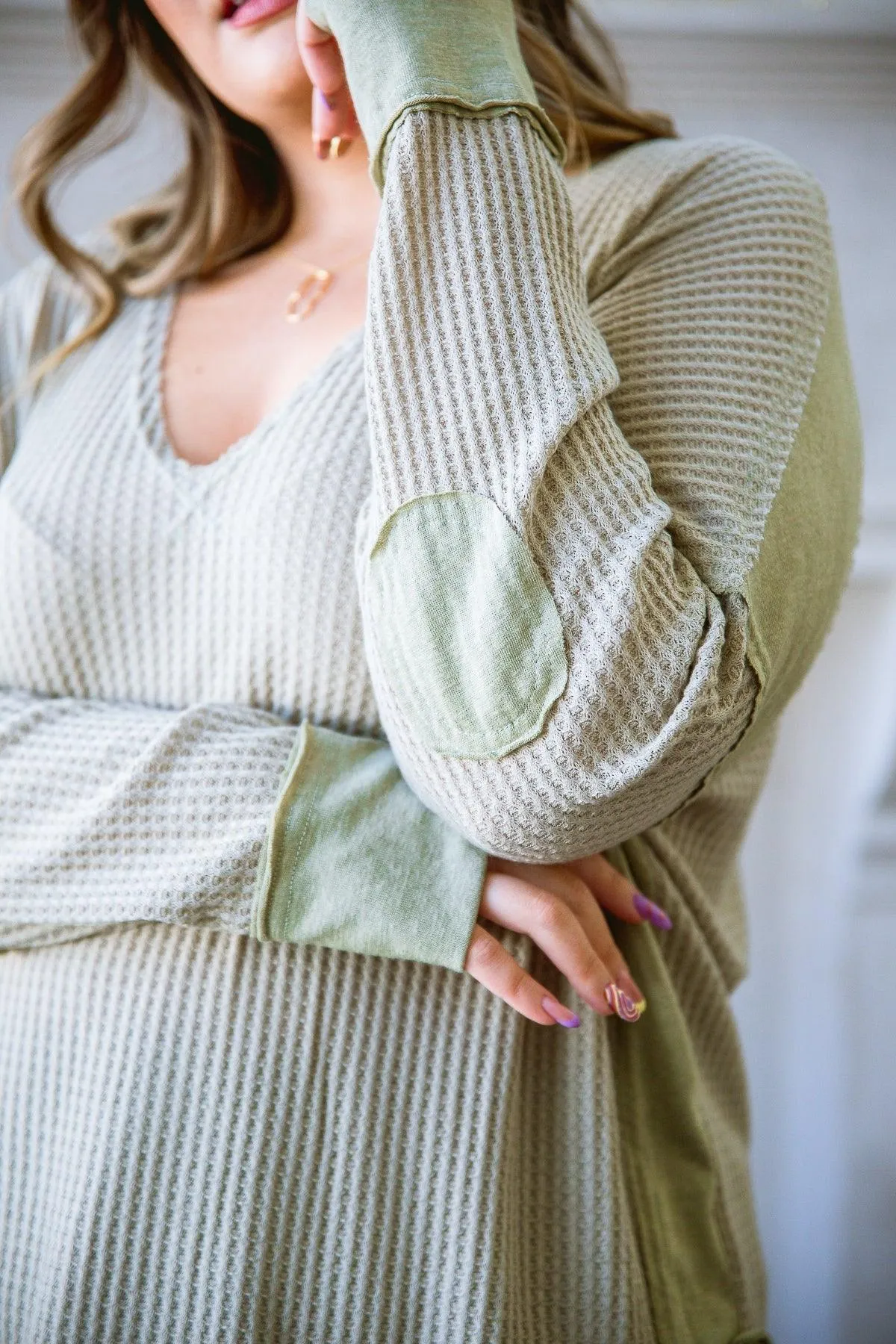 Hazel Blues® | Winding Roads Top In Sage