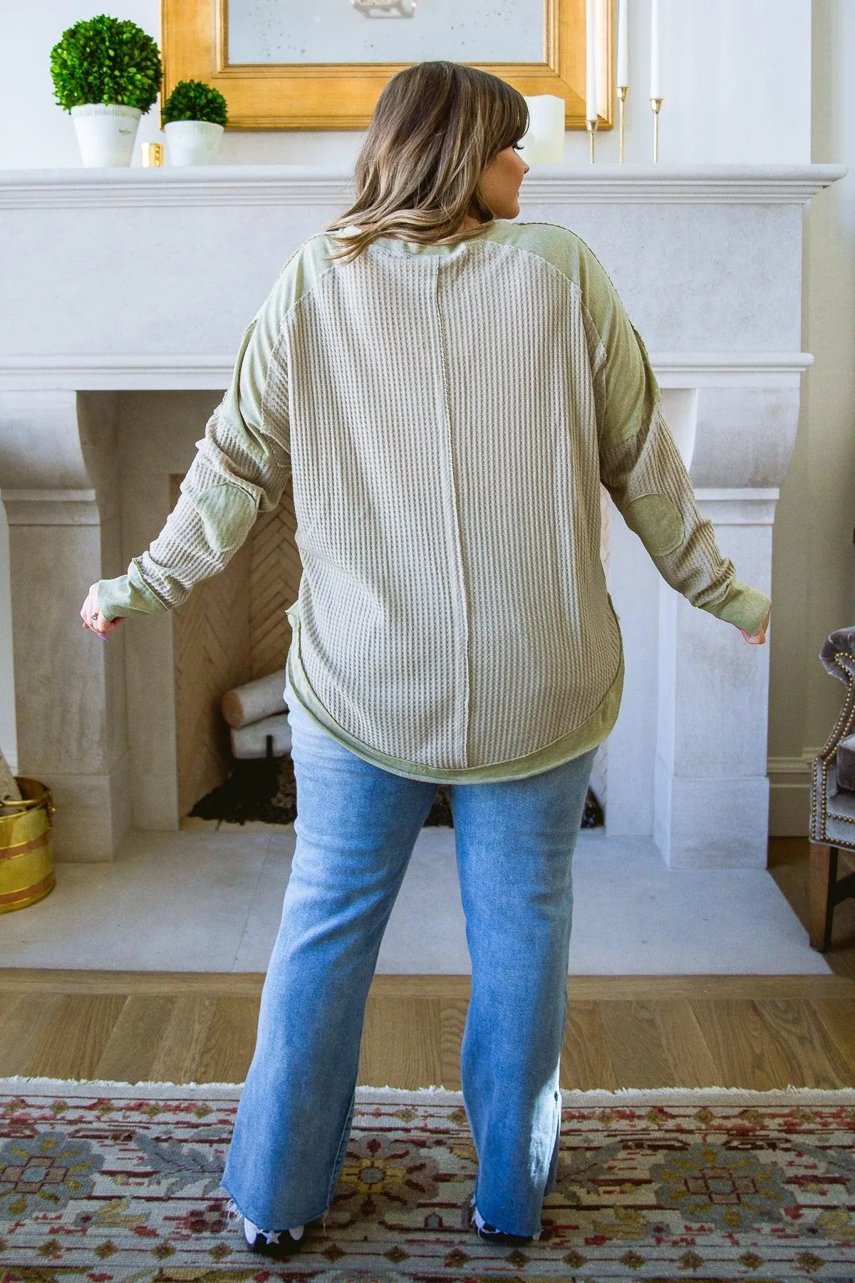 Hazel Blues® | Winding Roads Top In Sage