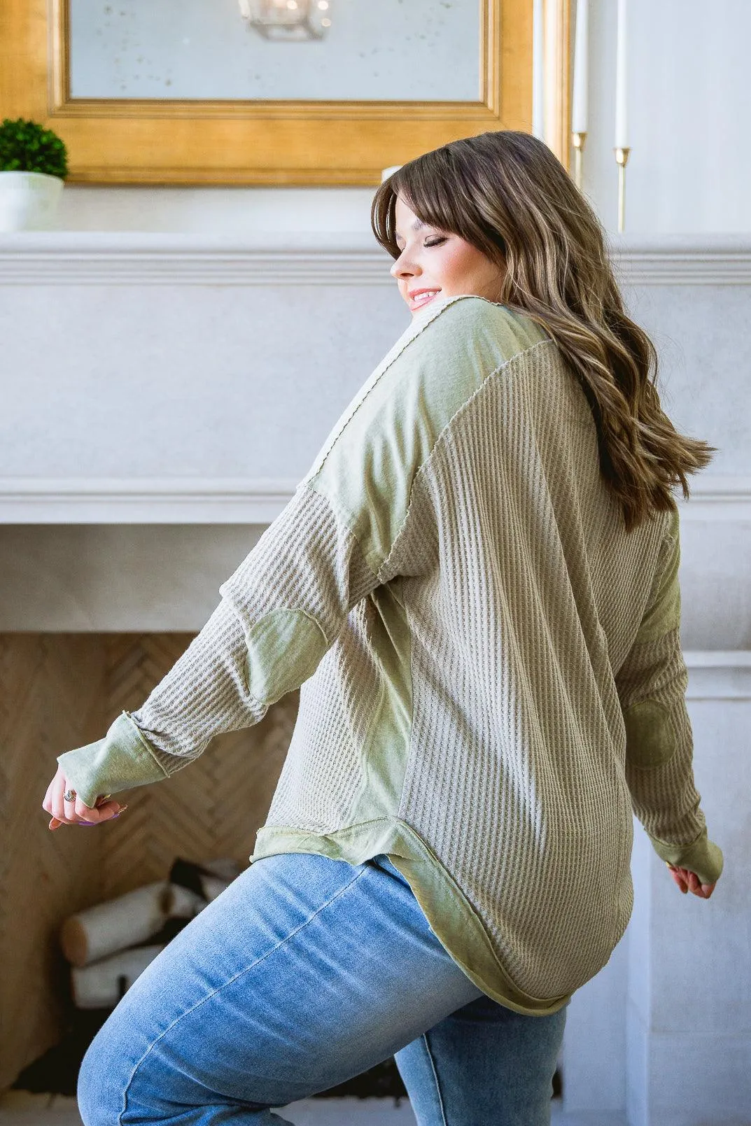 Hazel Blues® | Winding Roads Top In Sage