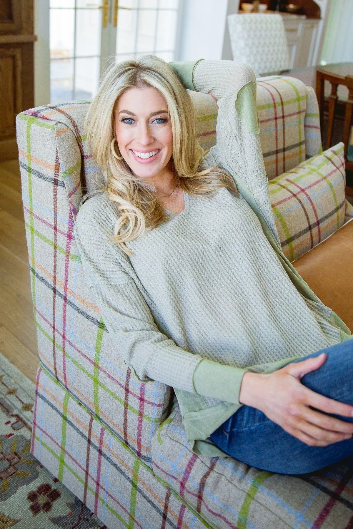 Hazel Blues® | Winding Roads Top In Sage