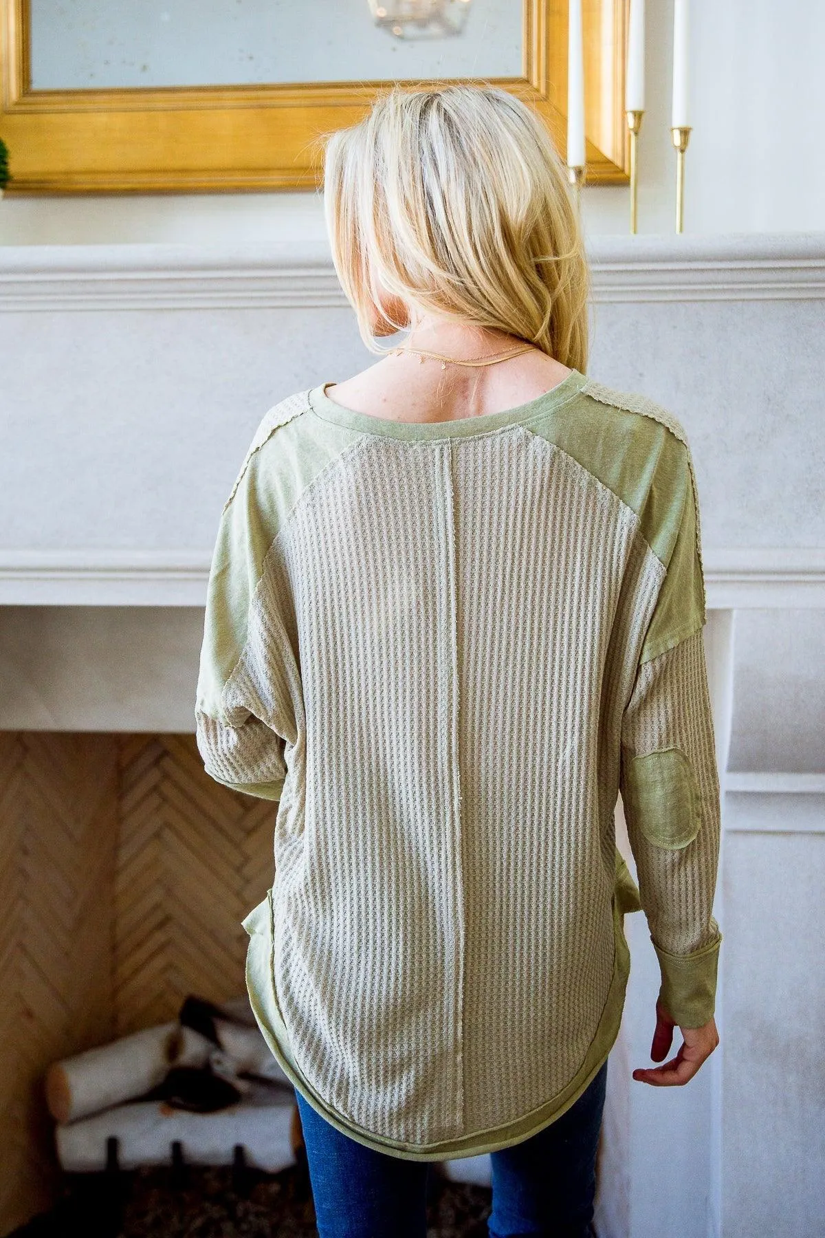 Hazel Blues® | Winding Roads Top In Sage