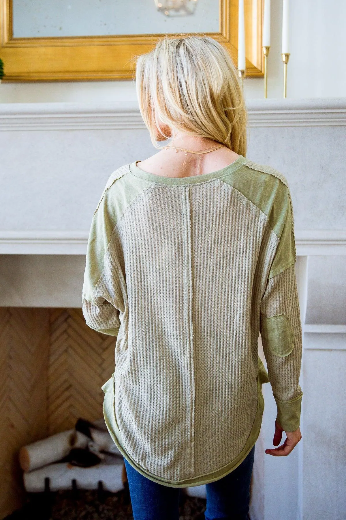 Hazel Blues® | Winding Roads Top In Sage