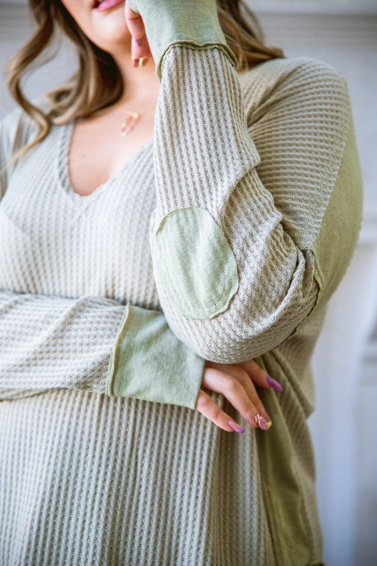 Hazel Blues® | Winding Roads Top In Sage