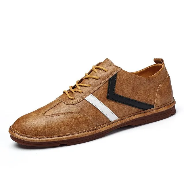 High Quality Casual Leather Shoes Fashion Leather Men Boat Shoes Comfortable Men Leather Loafers driving shoes big size 39-48