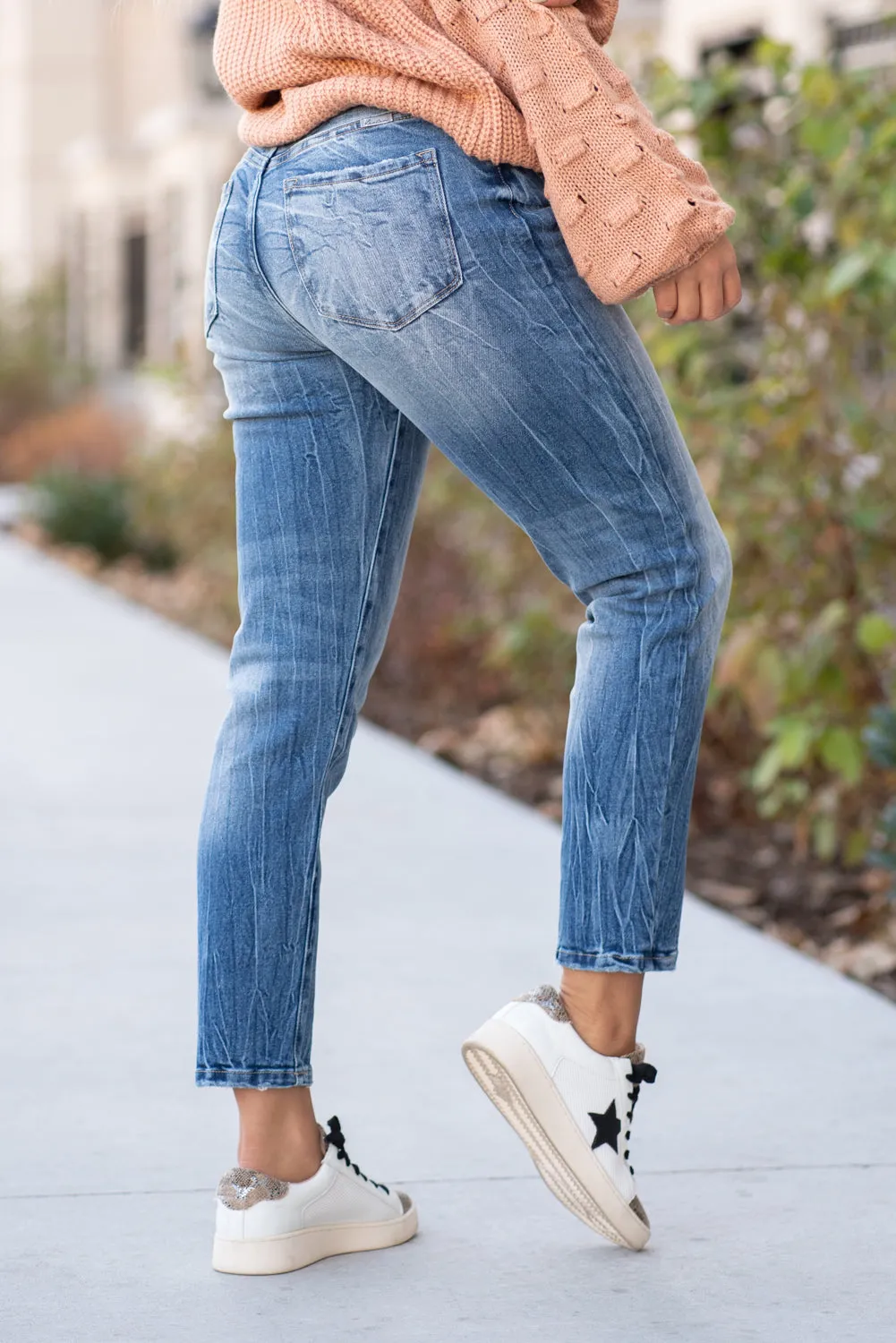 High Rise Mom Fit Jeans