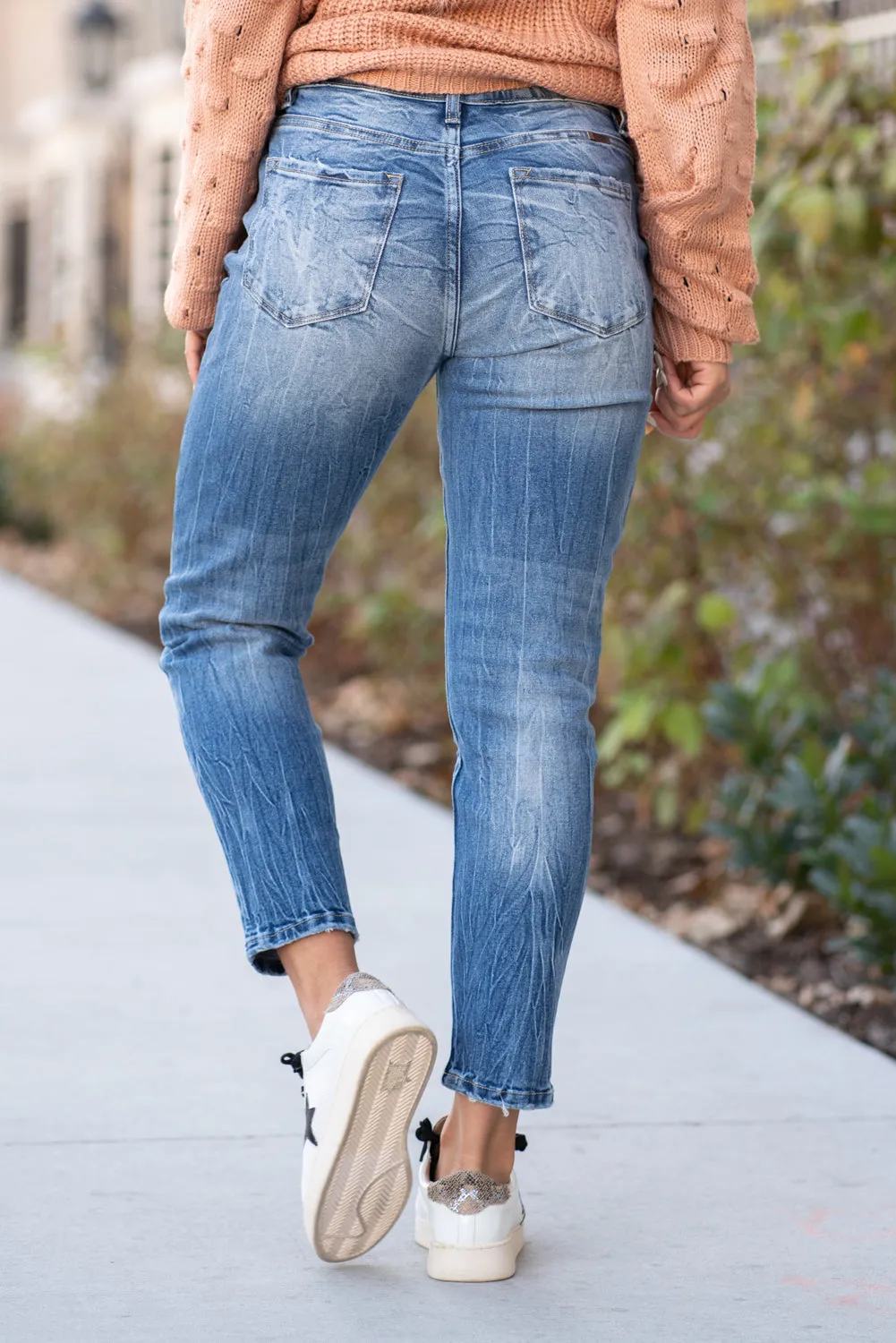 High Rise Mom Fit Jeans