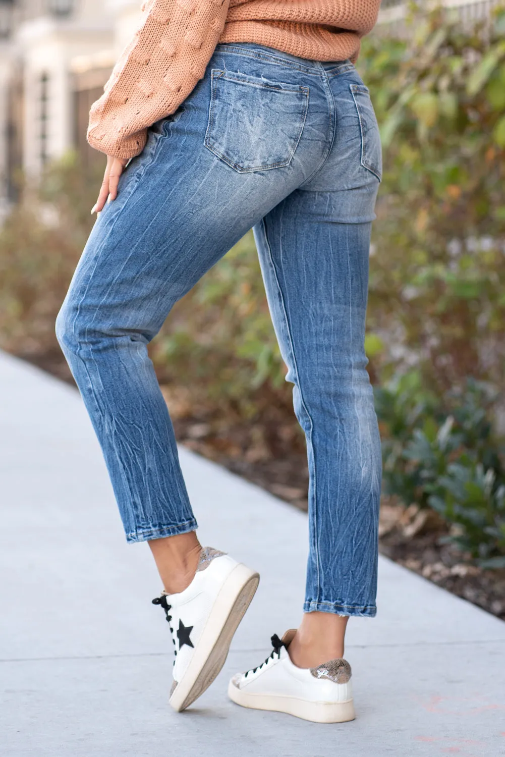 High Rise Mom Fit Jeans