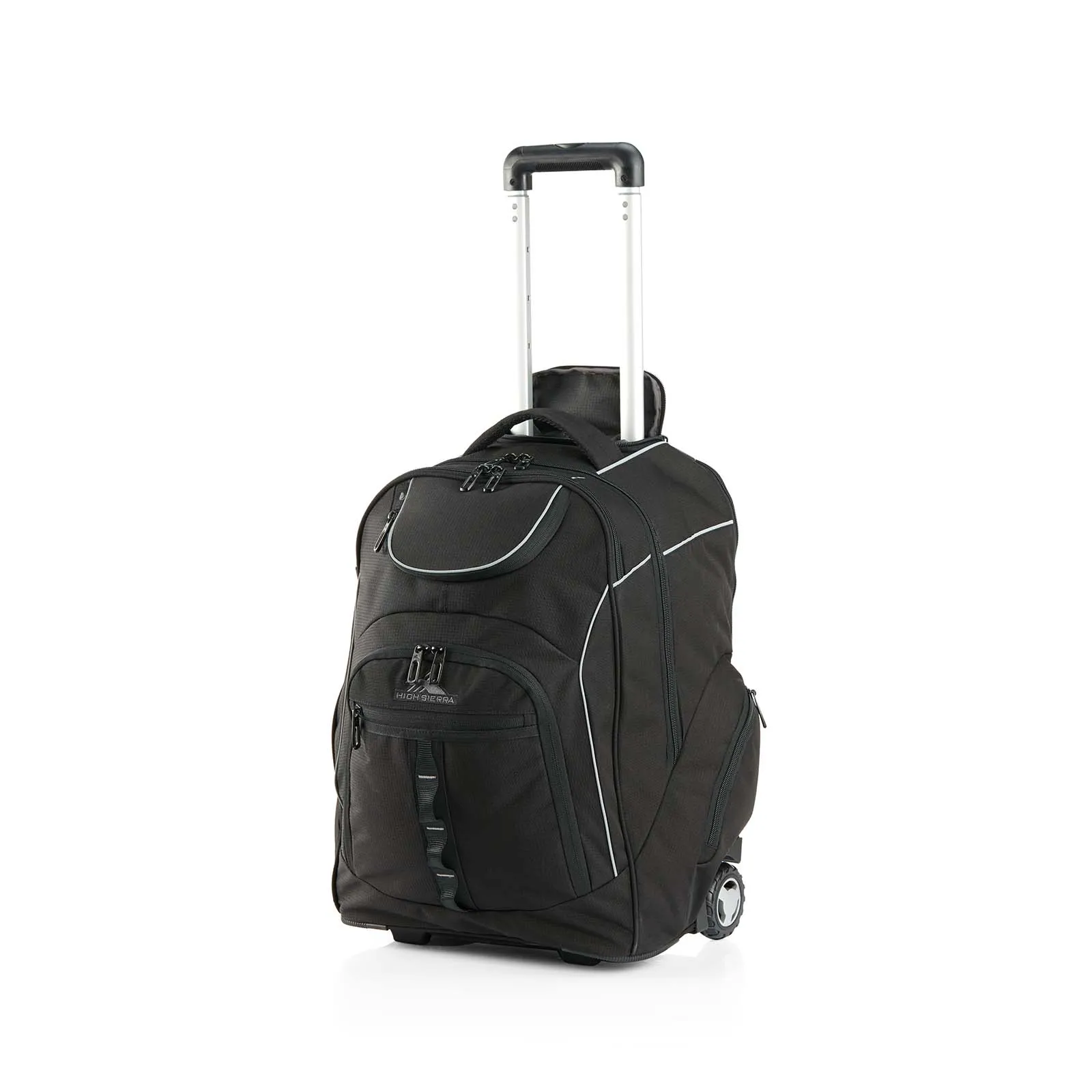 High Sierra Access 3.0 Eco Pro 16 Inch Wheeled Laptop Backpack Black