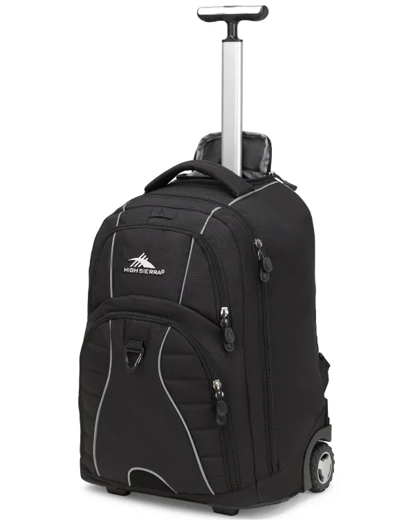 High Sierra Access 3.0 Pro wheeled backpack 147721 BLACK