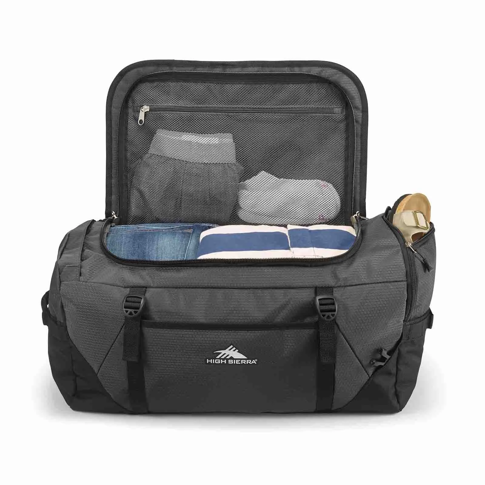 High Sierra Fairlead 56cm Convertible Duffel Mercury