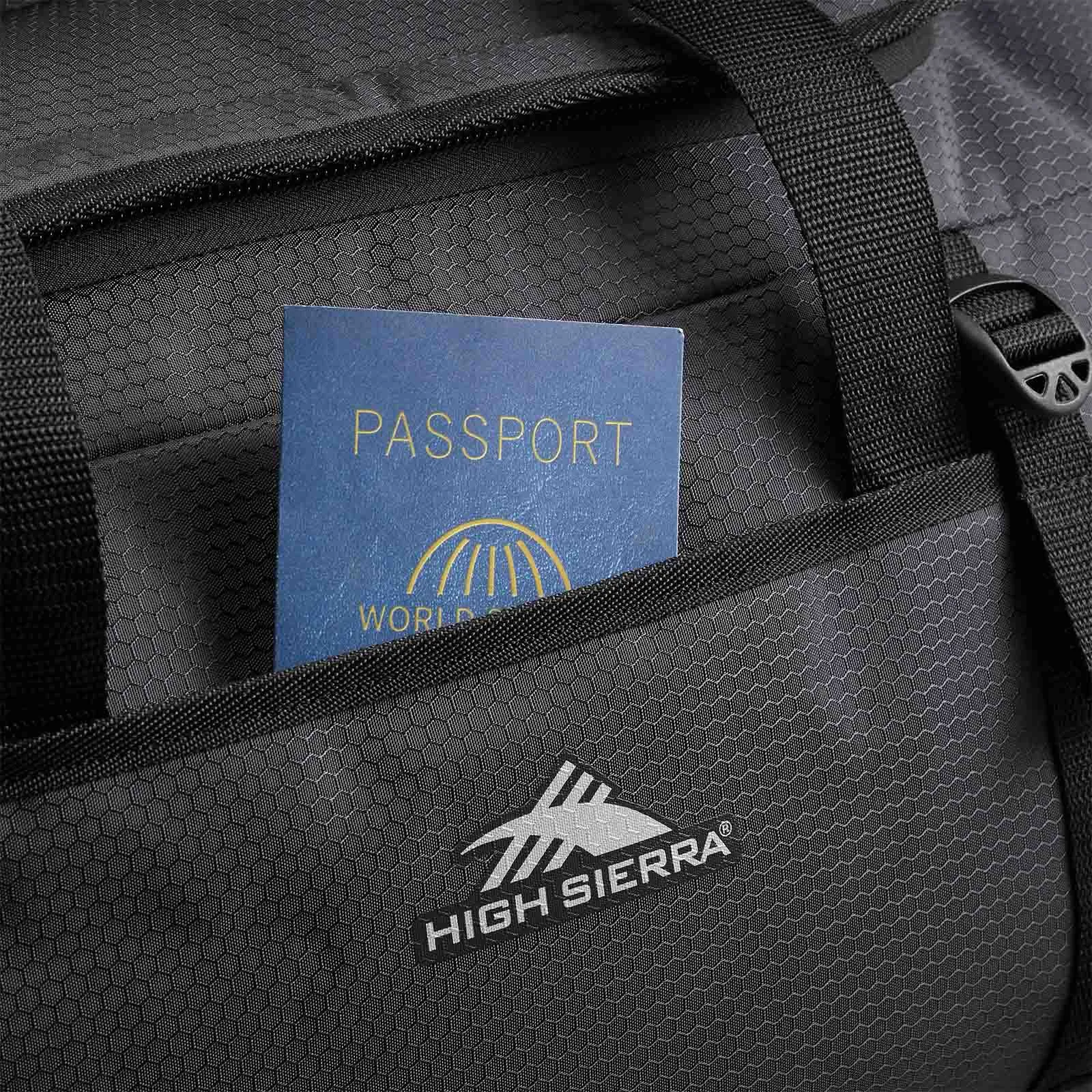 High Sierra Fairlead 56cm Convertible Duffel Mercury