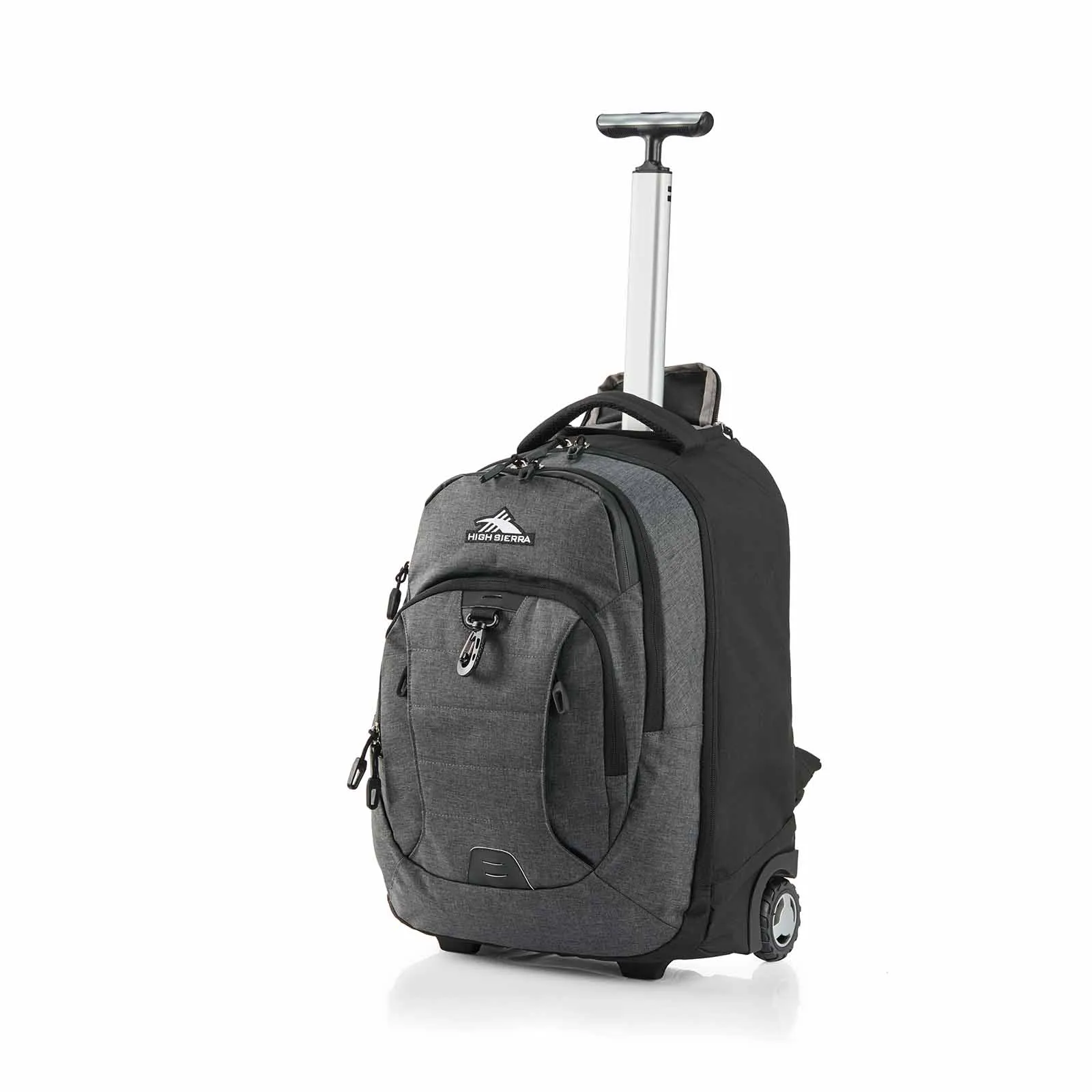 High Sierra Jarvis Pro 15.6 Inch Wheeled Laptop Backpack Black
