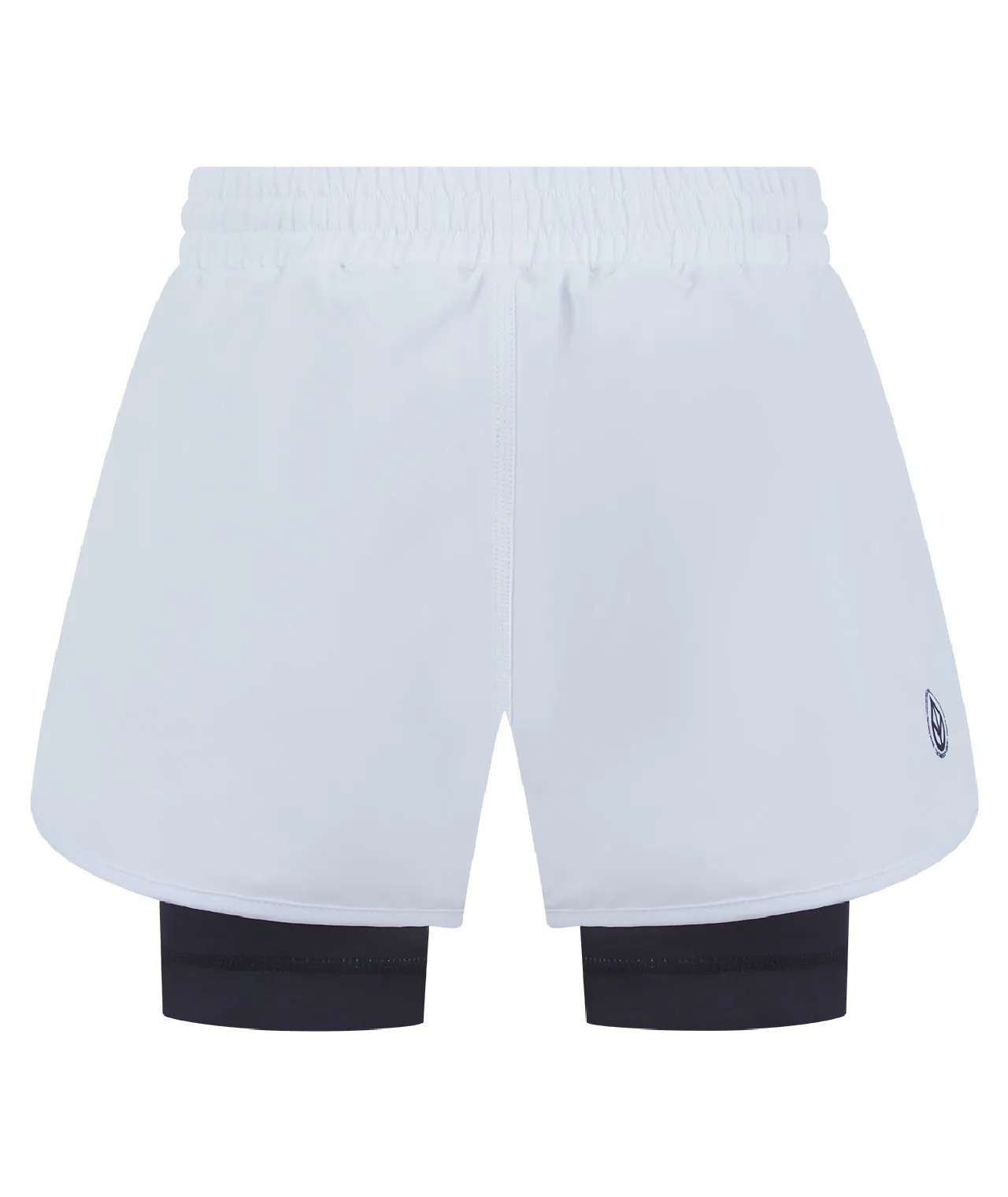IBJJF Ranked Hybrid Shorts - Black & White