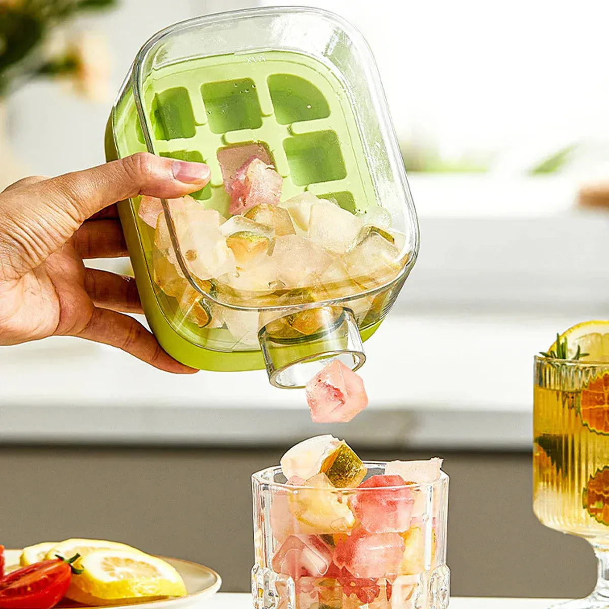 IceQuick | One-Press Portable Ice Maker Bottle