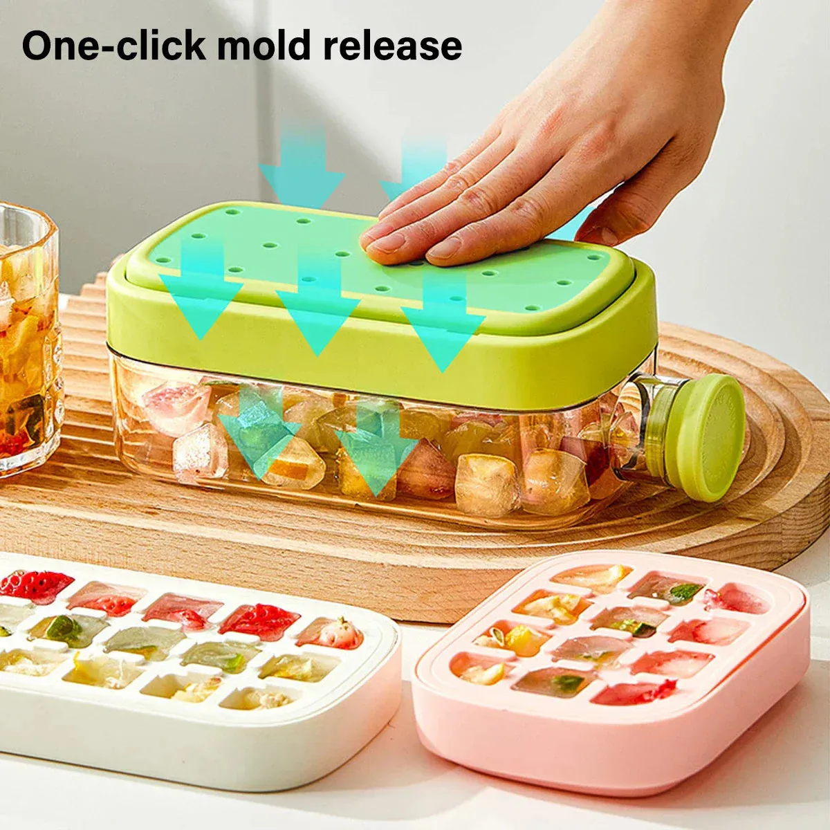 IceQuick | One-Press Portable Ice Maker Bottle