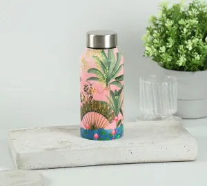 India Circus by Krsnaa Mehta Tropical Daze Small Reusable Travel Water Steel Bottle, 550 mL (Pack of 1)
