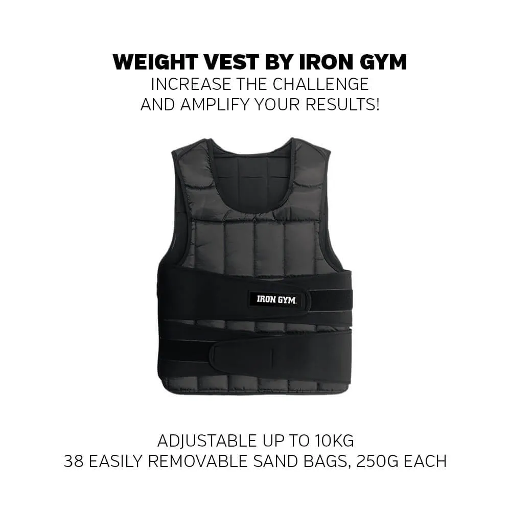 Iron Gym 10kg Adjustable Weighted Vest