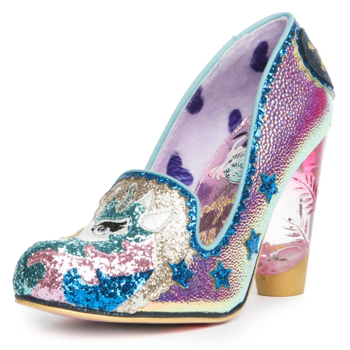 Irregular Choice Lady Mist Gold Heels Gold