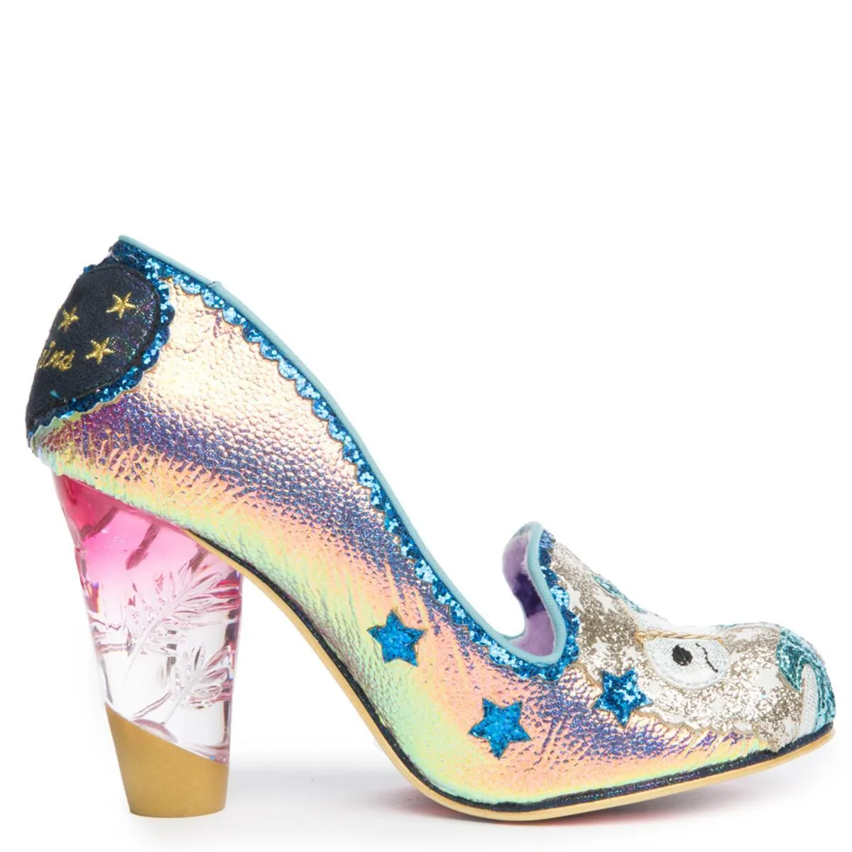 Irregular Choice Lady Mist Gold Heels Gold