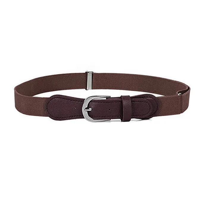 JASGOOD Kids Elastic Adjustable Belts, Stretch Belts for Boys and Girls with Leather Closure