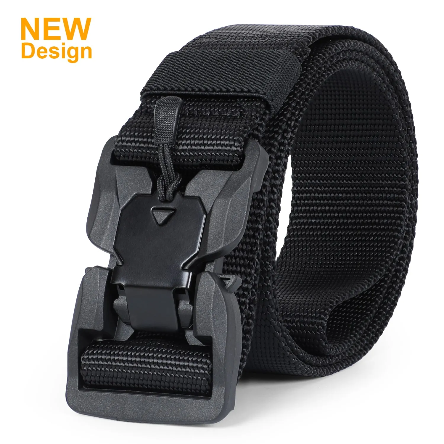 JASGOOD Multifunctional tactical belt with magnetic quick release buckle, men's military belt-nylon rigging belt