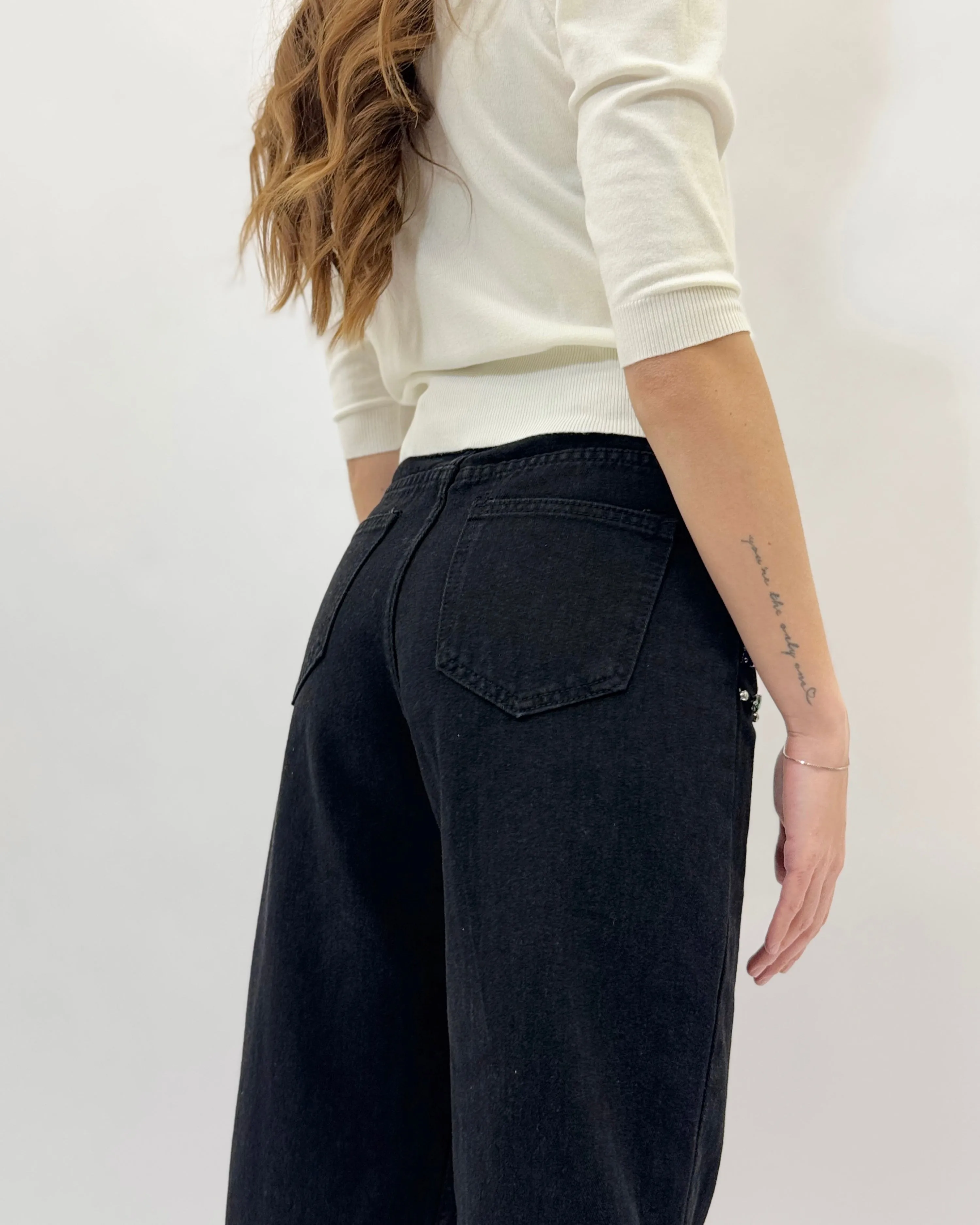 Jeans con brillantini
