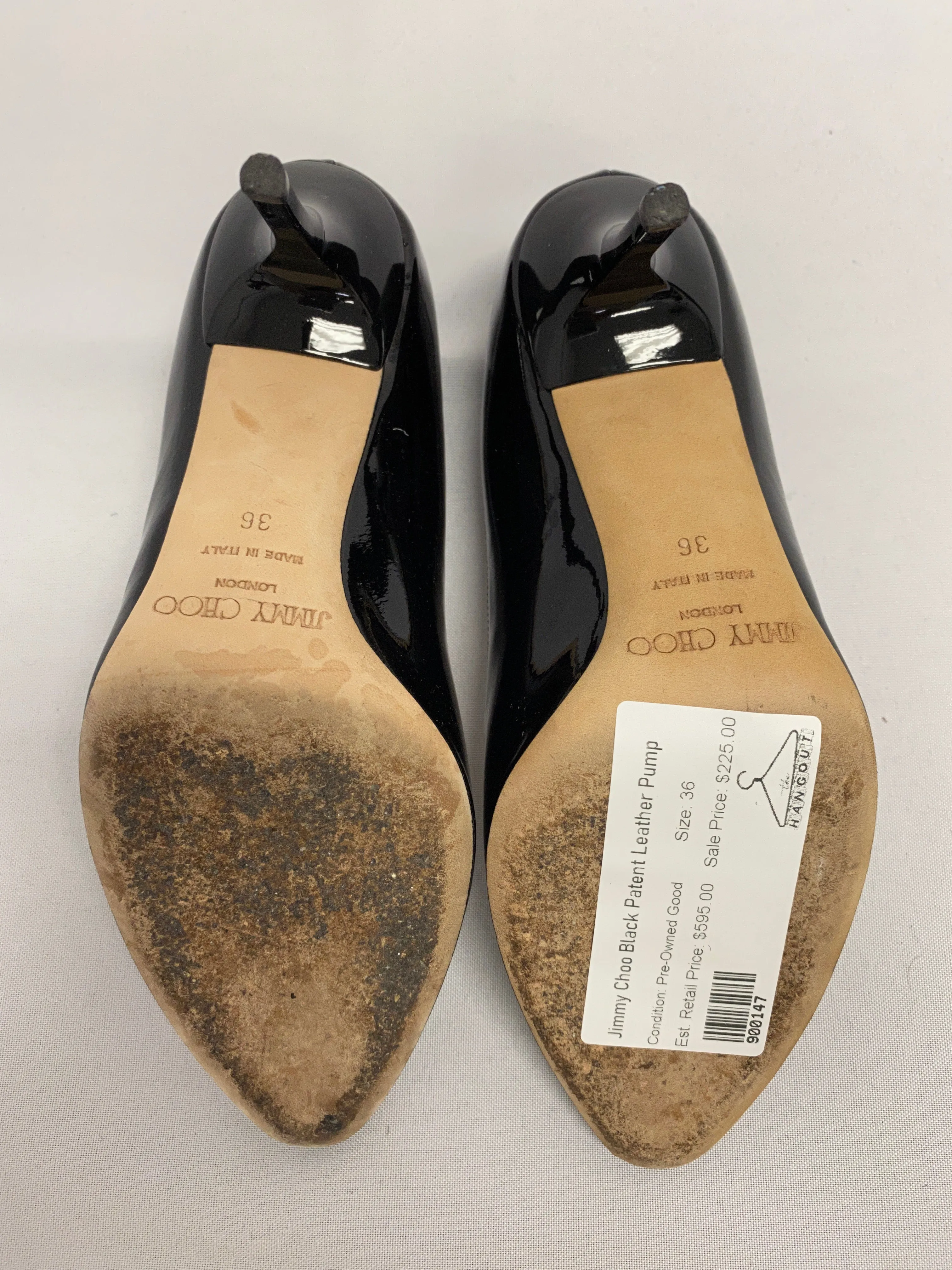 Jimmy Choo Black Patent Leather Pump