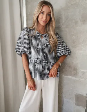 Kiki Plaid Top