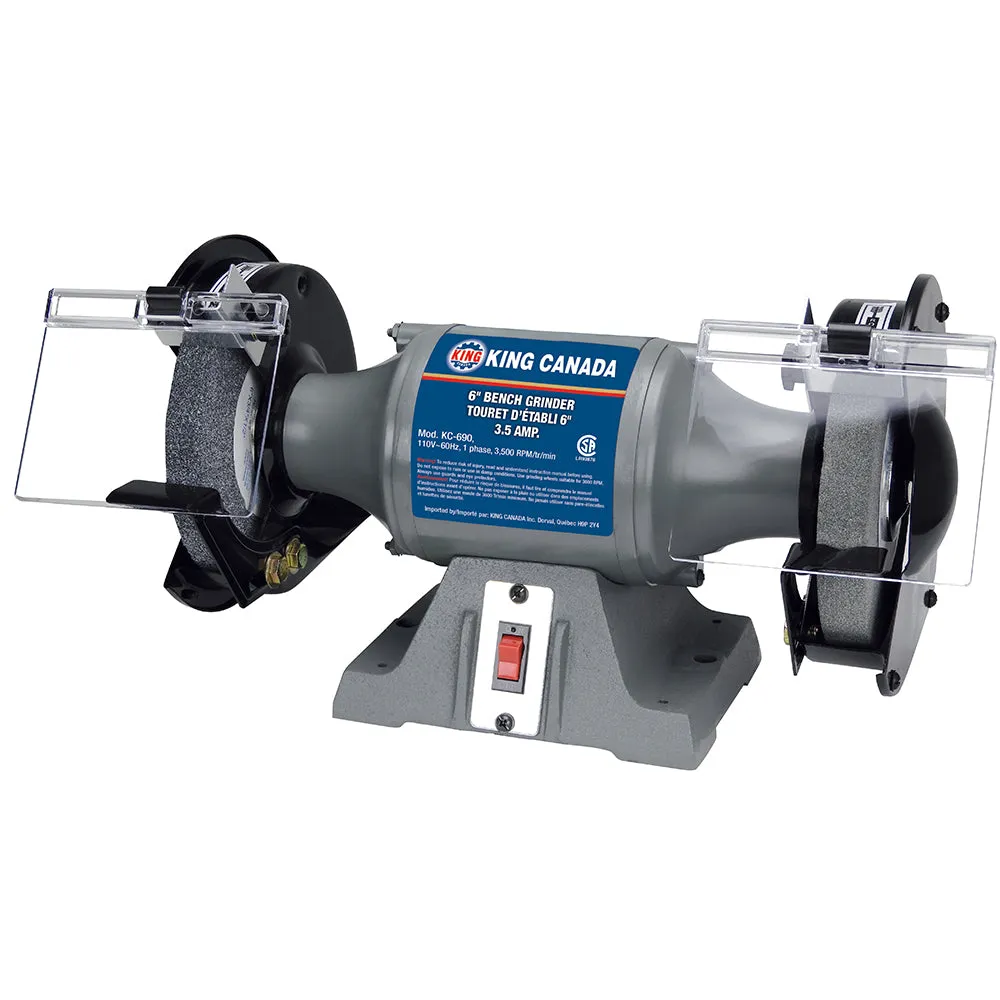 King KC-690 6" Bench Grinder
