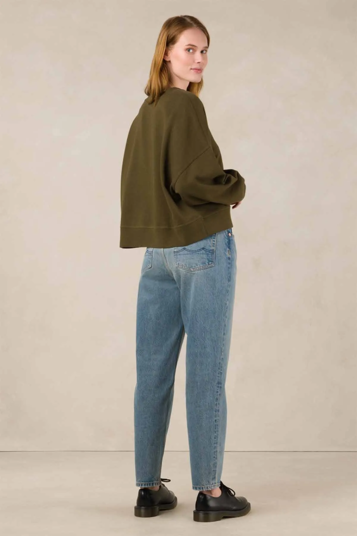 KINGS OF INDIGO Caroline Cropped stanley minimal worn