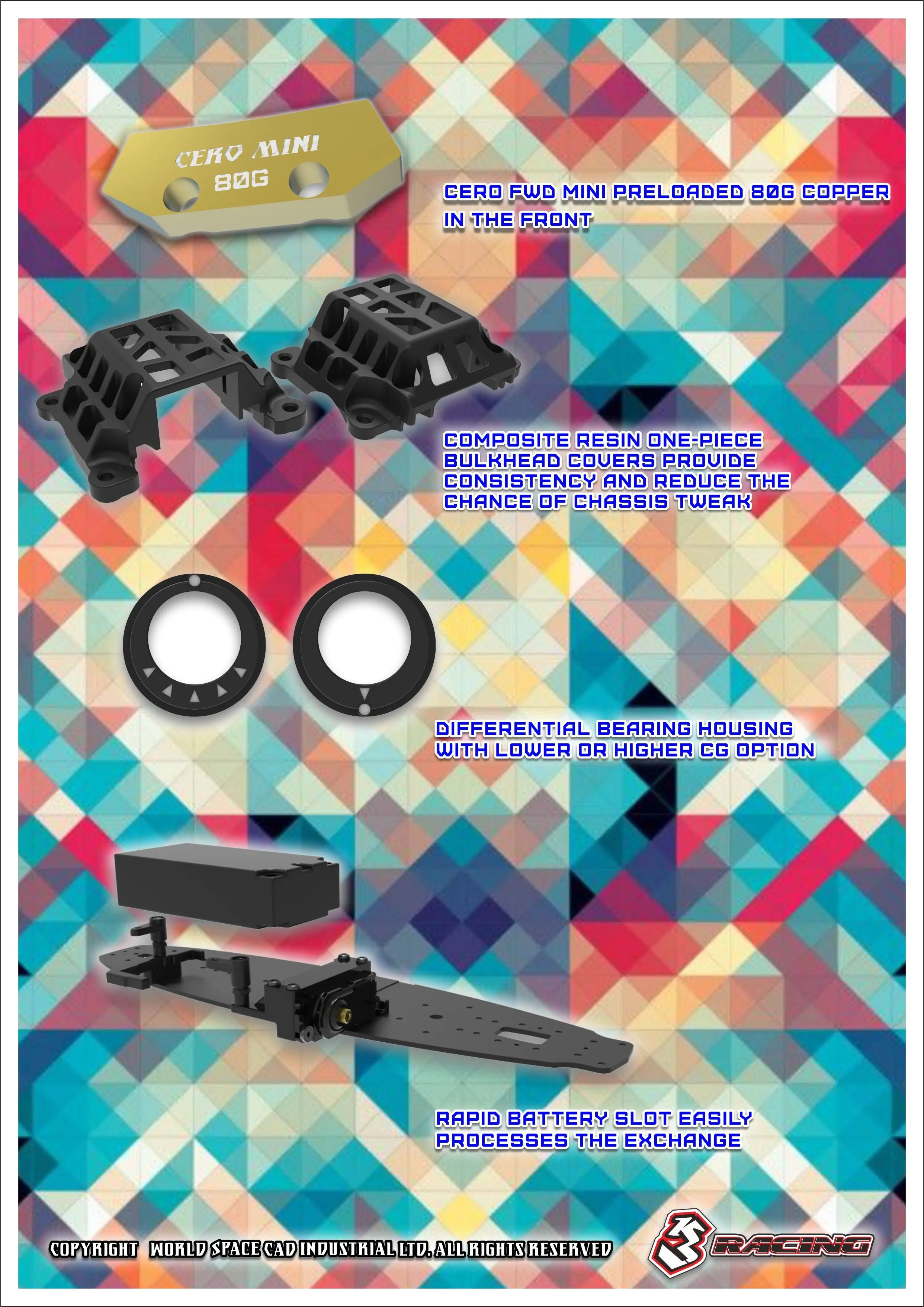 KIT-CERO Sport M225	Cero Sport M-Chassis Wheelbase 225mm