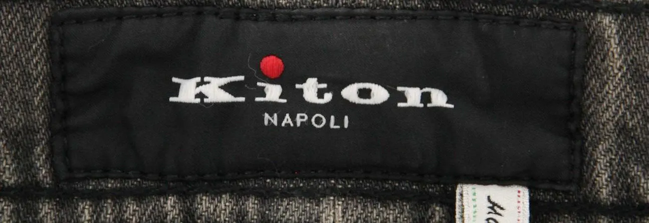 Kiton Gray Jeans - Slim