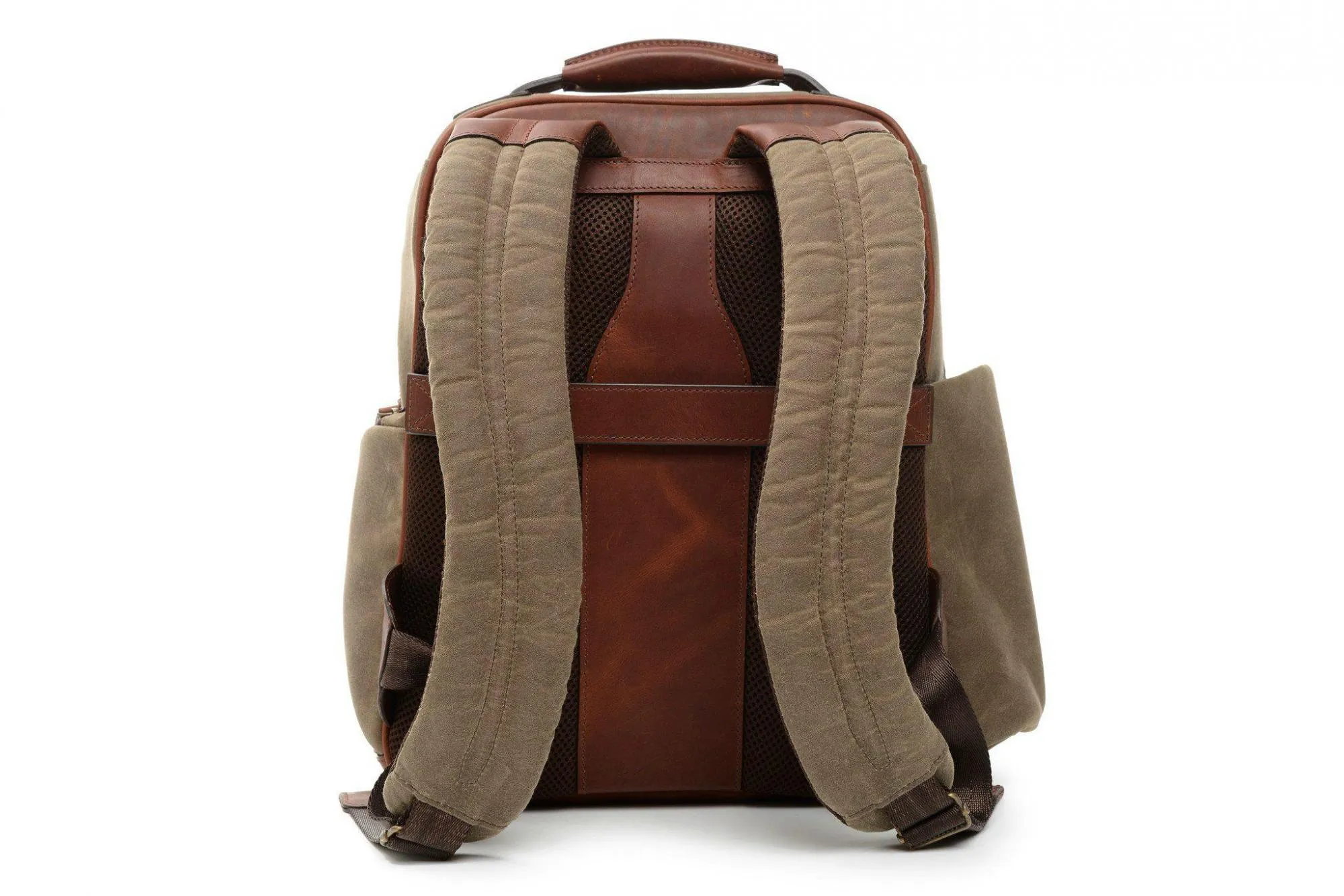 Korchmar Lux Mason Waxed Canvas and Leather Laptop Backpack