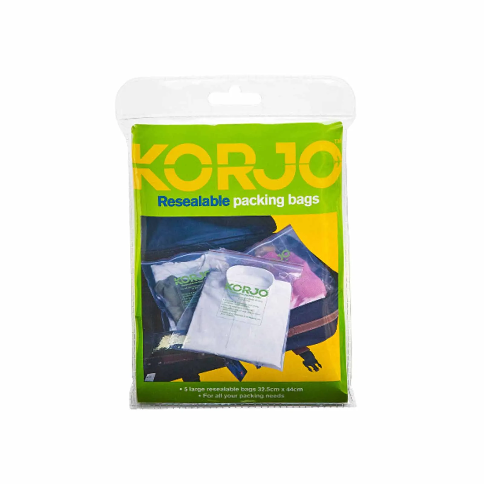 Korjo Packing Bags Resealable
