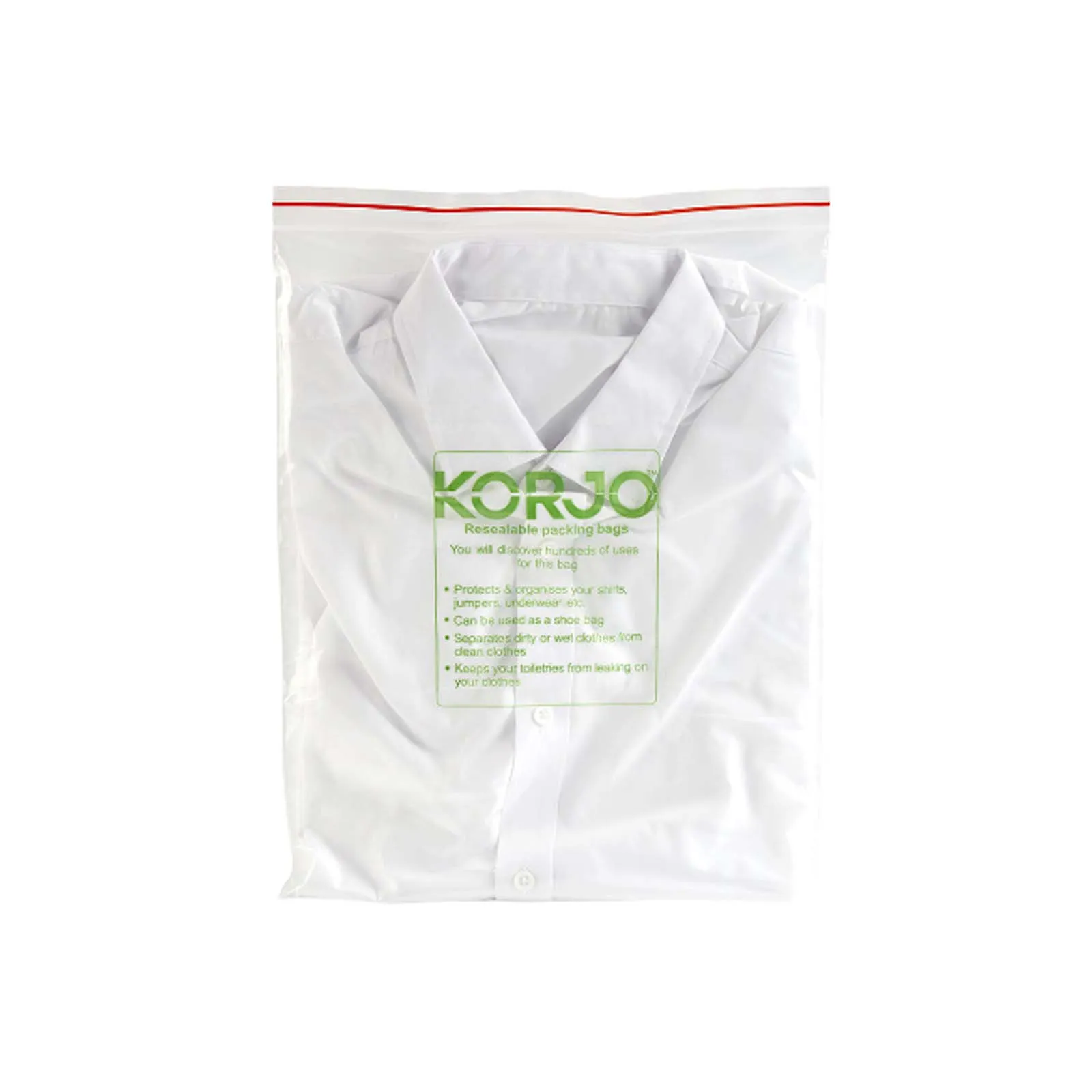 Korjo Packing Bags Resealable