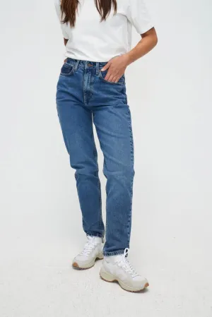 KUYICHI Jeans Nora Loose Tapered Worn Indigo