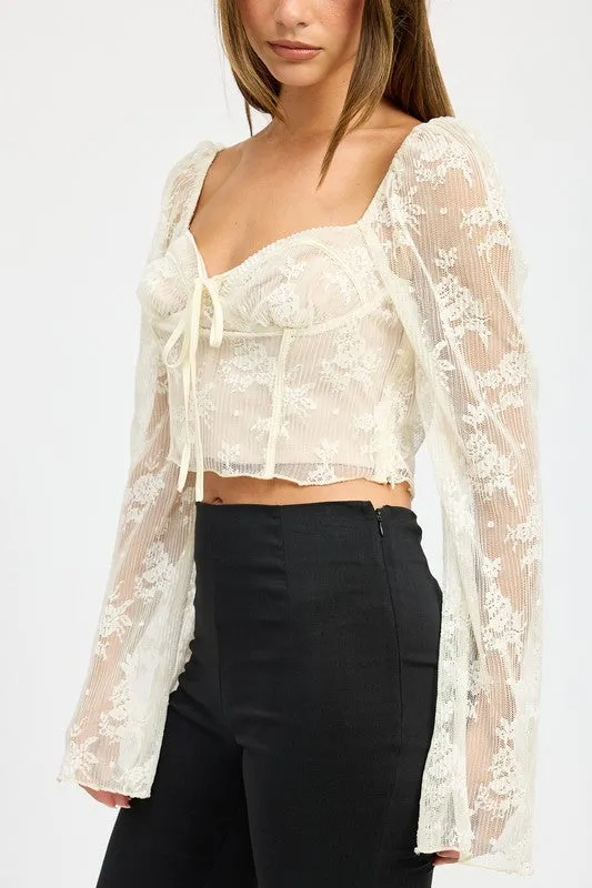 Lace Corset Top