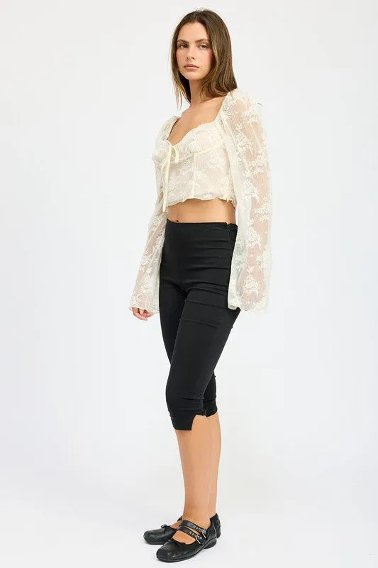 Lace Corset Top