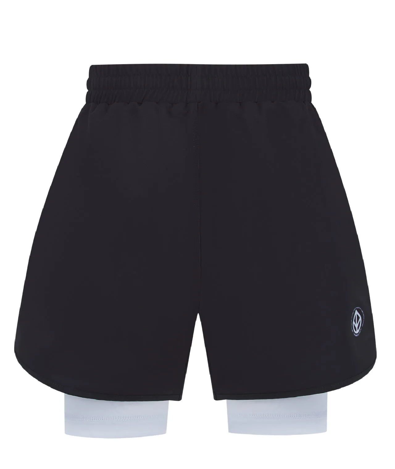 Ladies IBJJF Ranked Hybrid Shorts - White