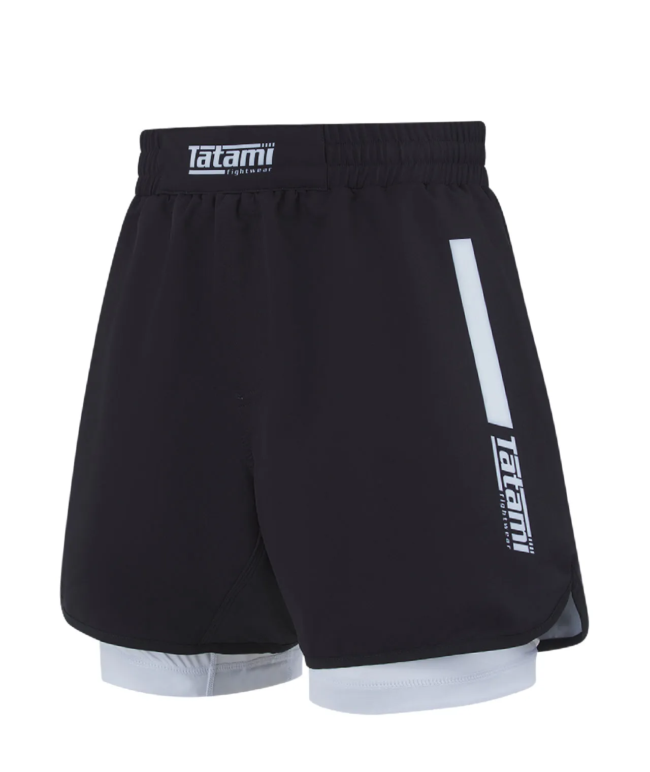 Ladies IBJJF Ranked Hybrid Shorts - White