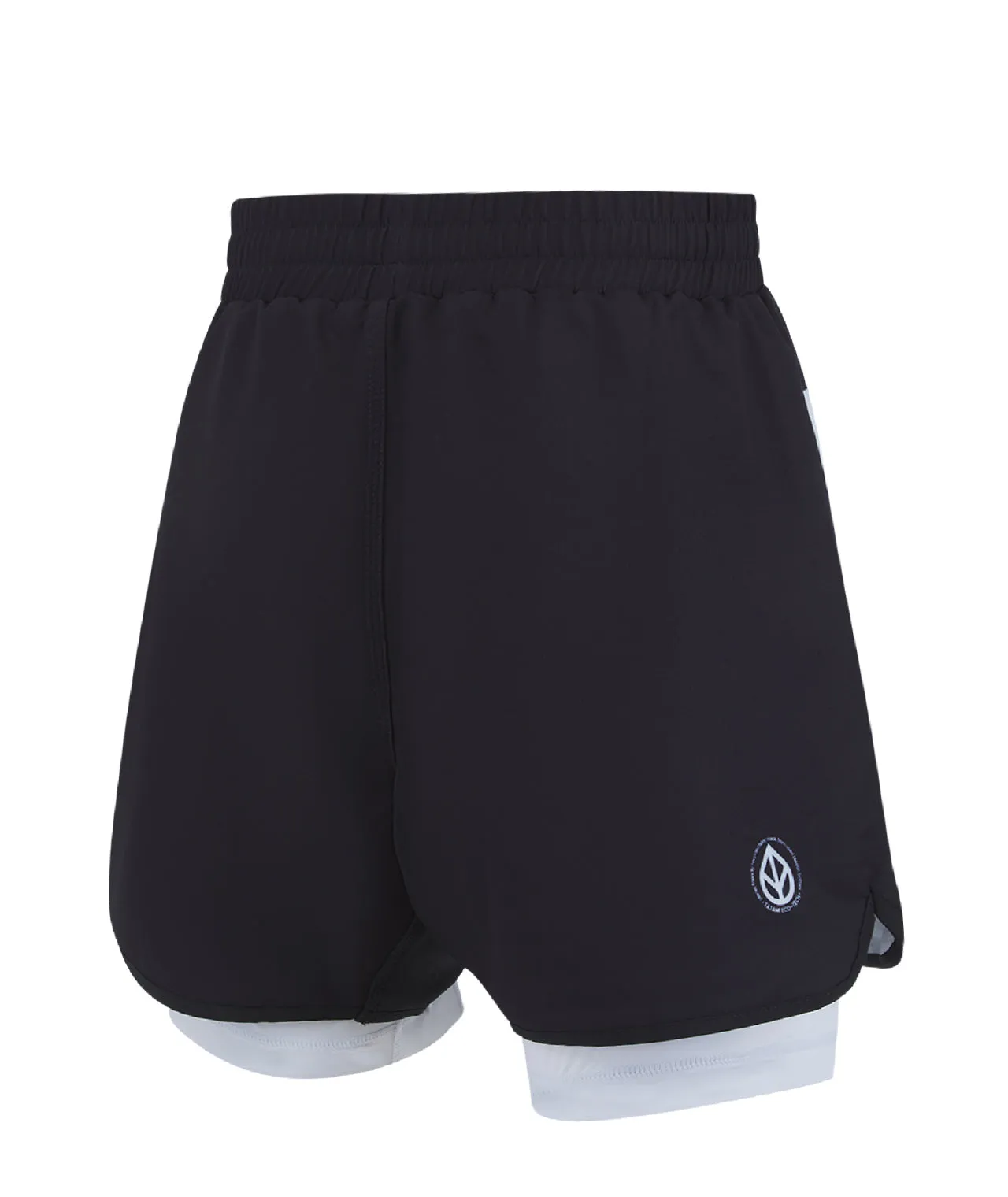 Ladies IBJJF Ranked Hybrid Shorts - White