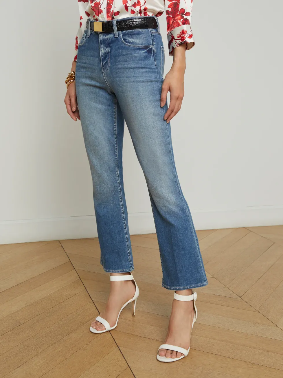 L'AGENCE TATI H/R CROP MICRO BOOT