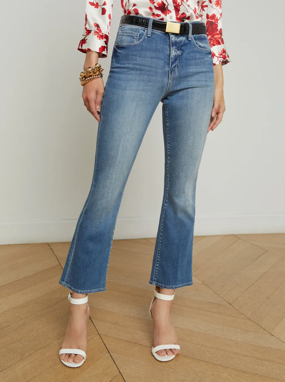 L'AGENCE TATI H/R CROP MICRO BOOT